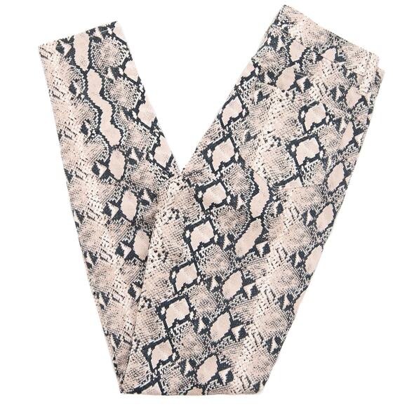 L'agence Margot Paloma High Rise Skinny Snakeskin Print Jeans Size 25 - Picture 3 of 9